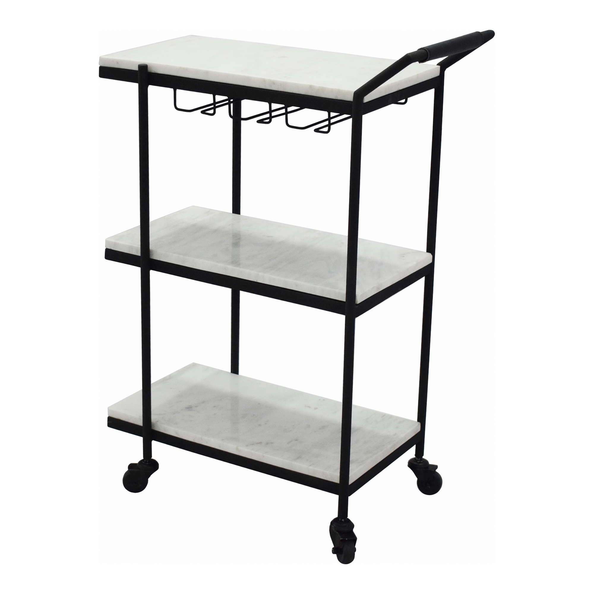 After Hours Bar Cart White - Image 1