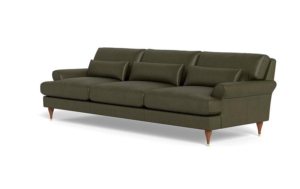 Maxwell Leather 3-Seat Sofa by Apartment Therapy - Image 2