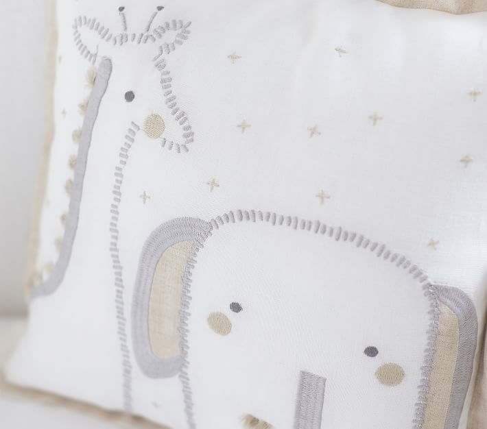 Baby Animal Decorative Pillow, 12" x 12" - Image 2