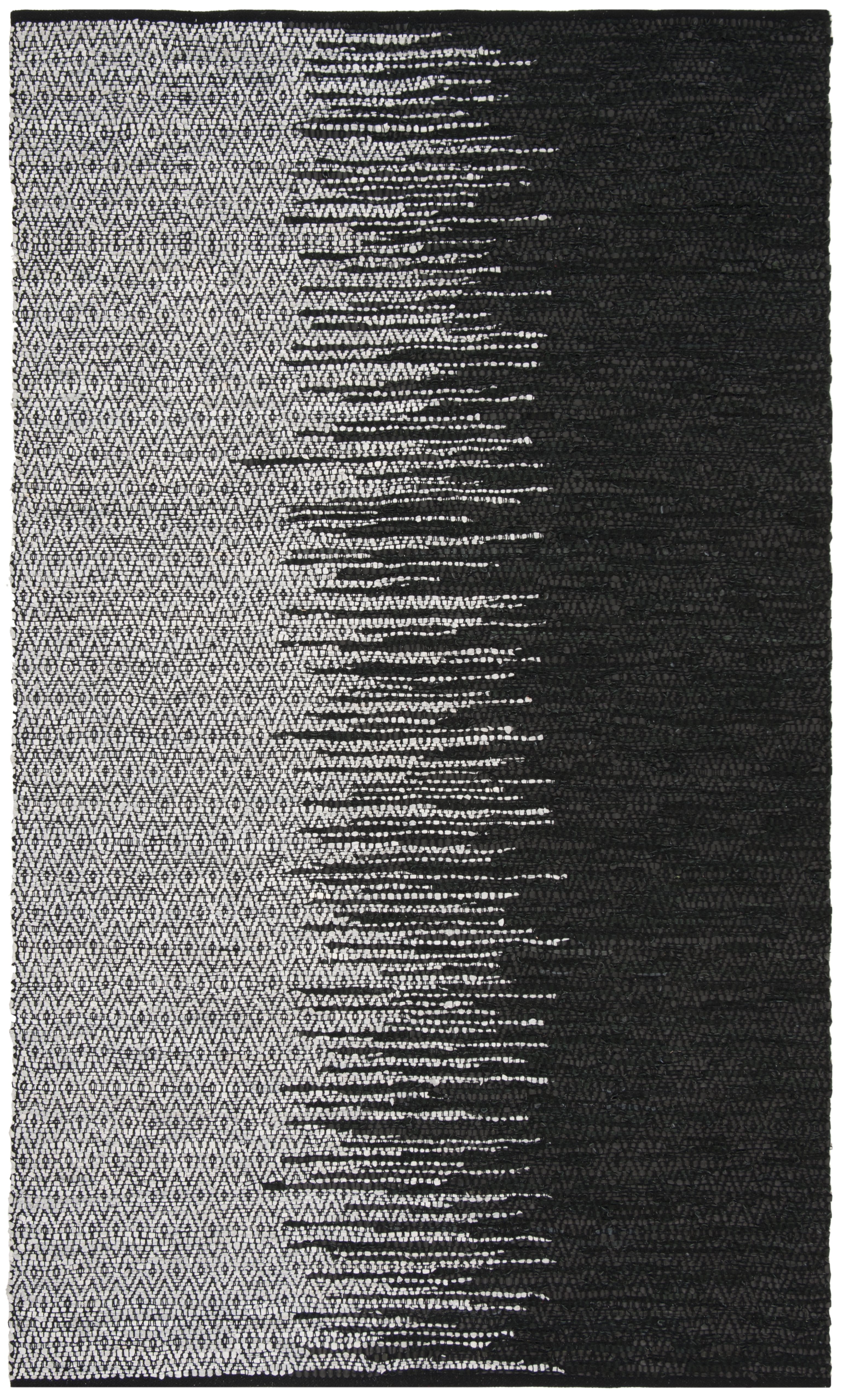 Arlo Home Hand Woven Area Rug, VTL388C, Light Grey/Black,  5' X 8' - Image 0
