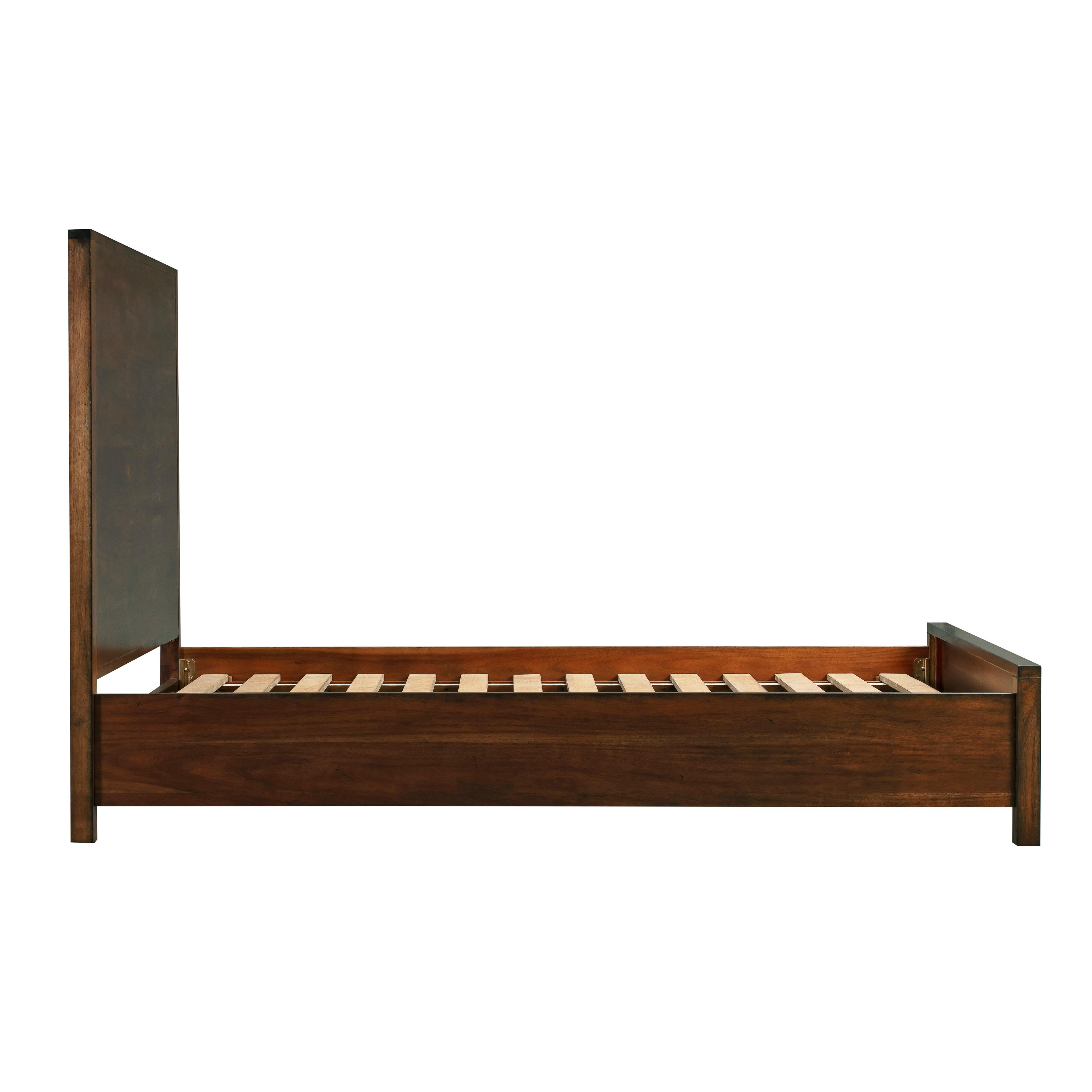 Zoey Vintage Umber Wooden King Bed - Image 5