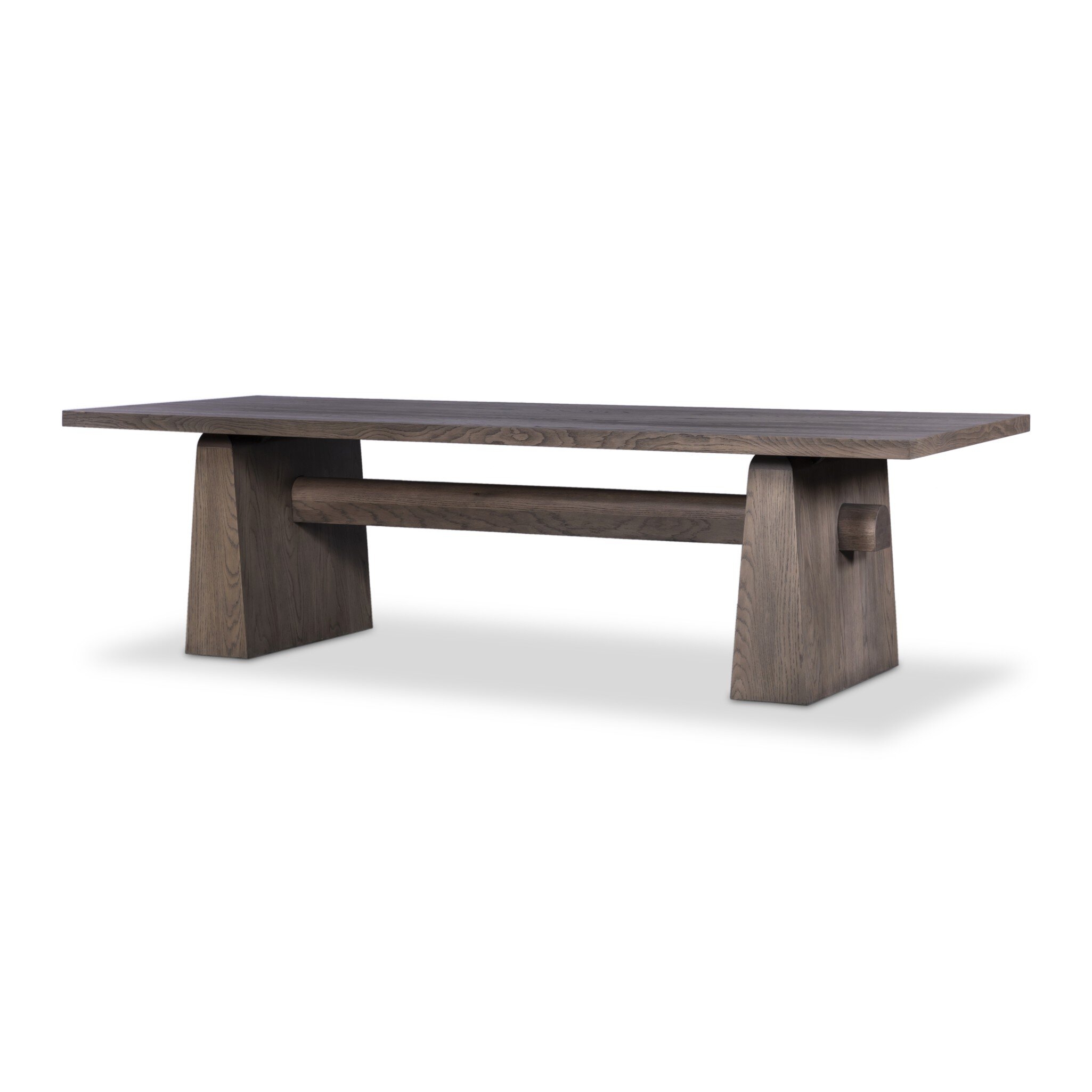 Malmo Dining Table 108" - Aged Natural Oak Veneer - Image 0