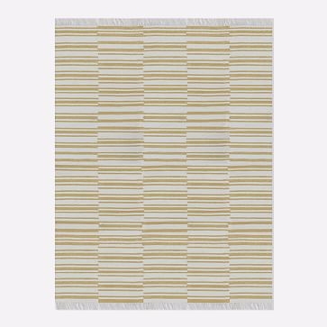 Stacked Stripes Rug, Midnight, 8'x10' - Image 3