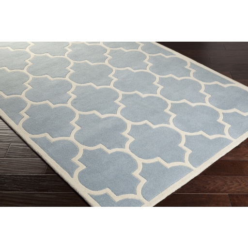 Transit Blue Indoor 9' x 13' Handmade Rug - Image 2