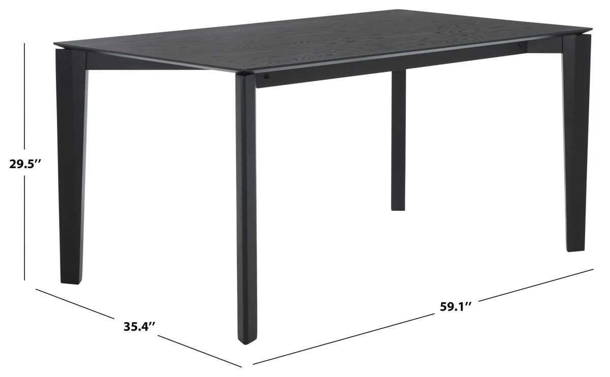 Alyssamarie Wood Dining Table - Black - Image 7