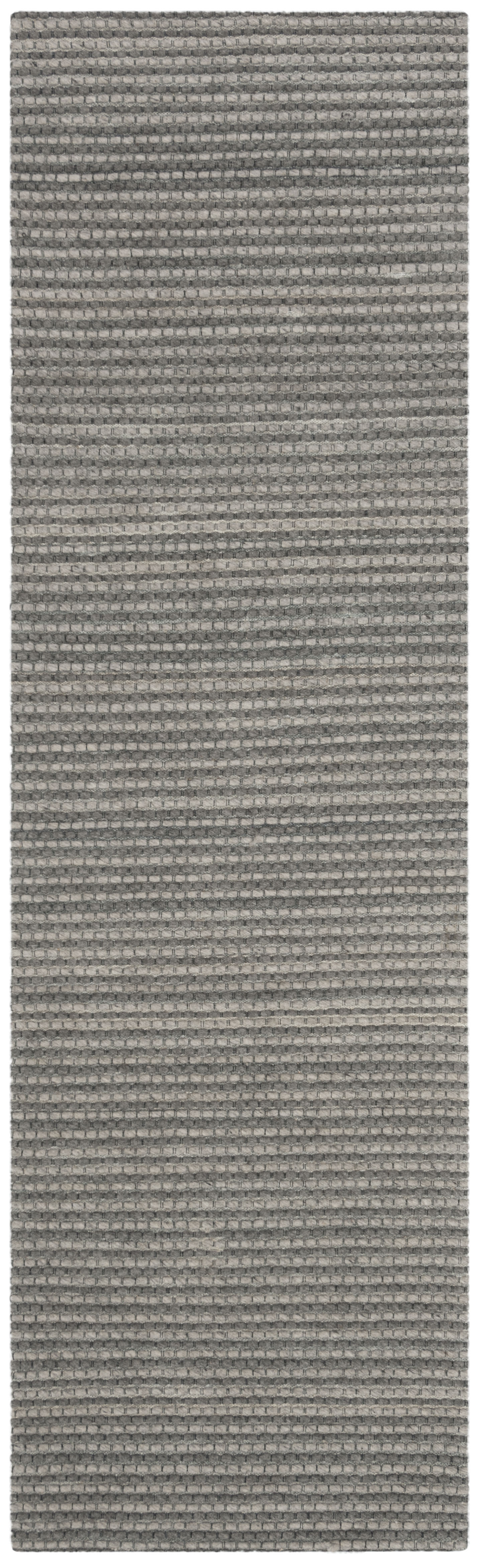 Arlo Home Hand Woven Area Rug, NAT801H, Silver/Ivory,  2' 3" X 8' - Image 0
