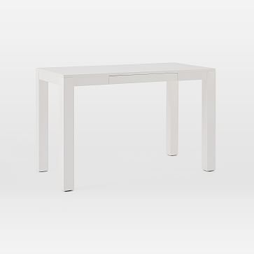 Parsons Desk With Drawers, White - Image 1