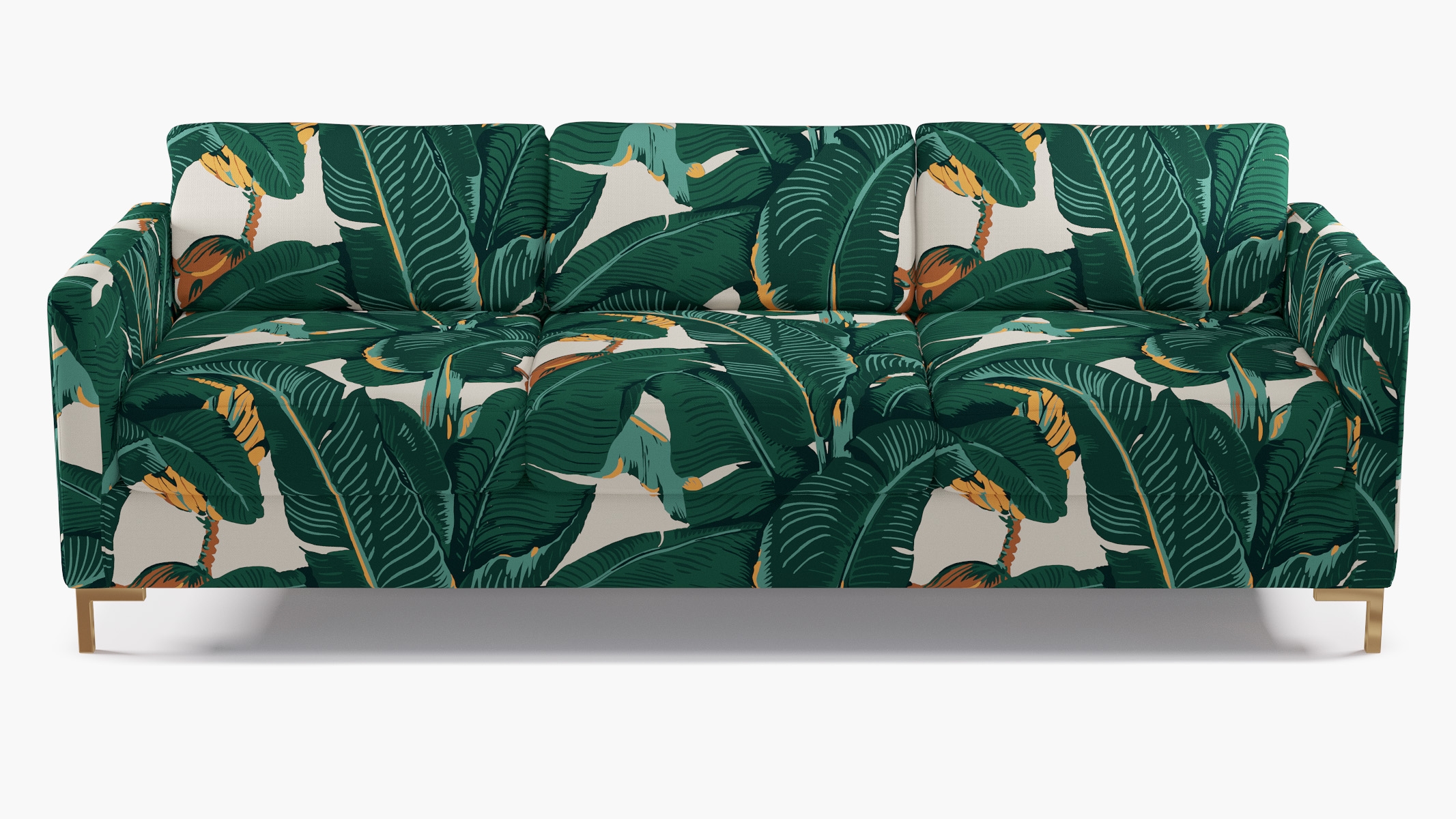 Modern Sofa, Martinique®®, Brass L Leg - Image 0