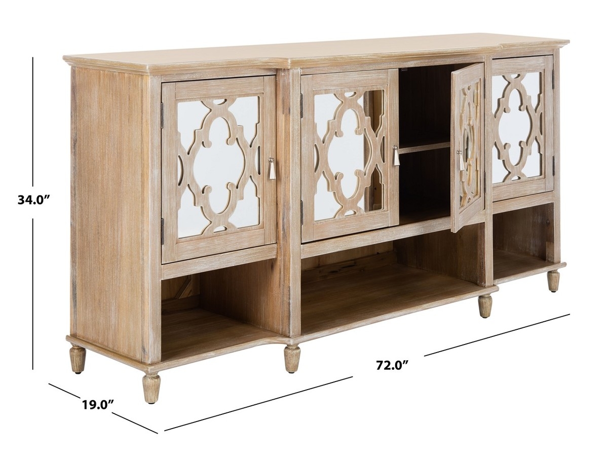 Juliette Mirrored Sideboard - White - Safavieh - Image 9