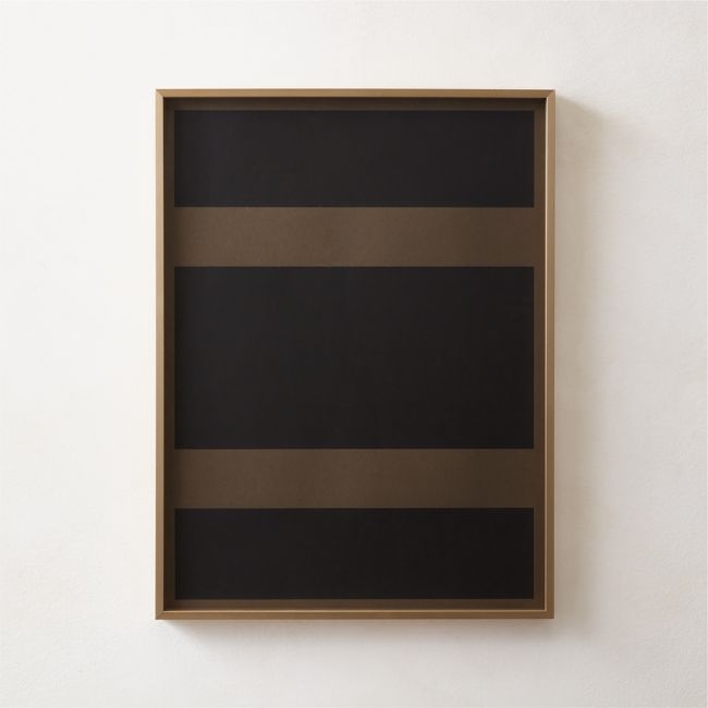 Finesse I Unmatted with Brass Gallery Frame 18"X24" - Image 0