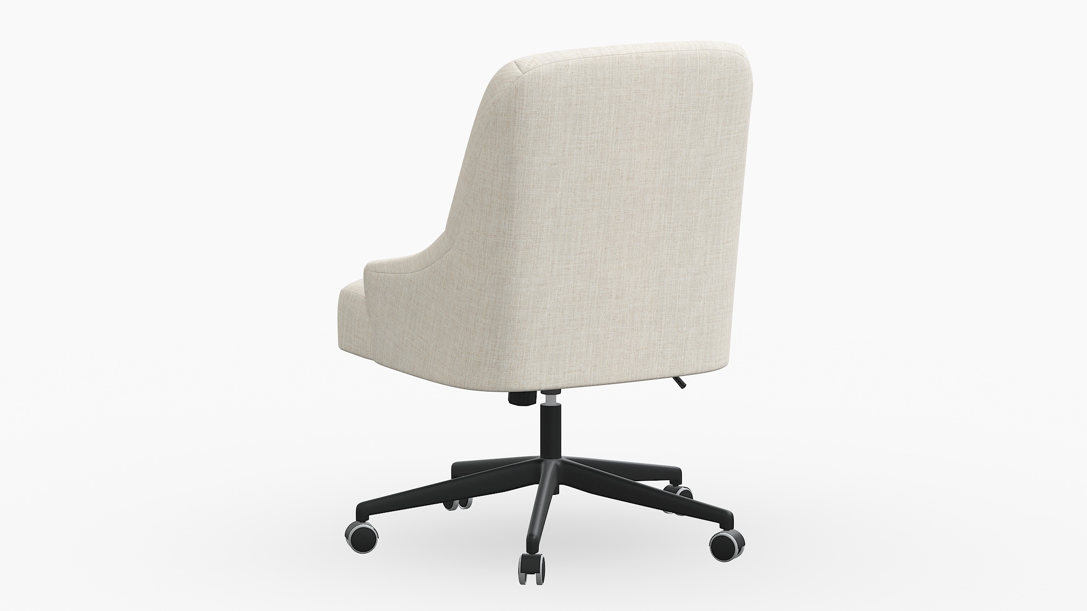 Traditional Task Chair, Talc Everyday Linen - Image 3
