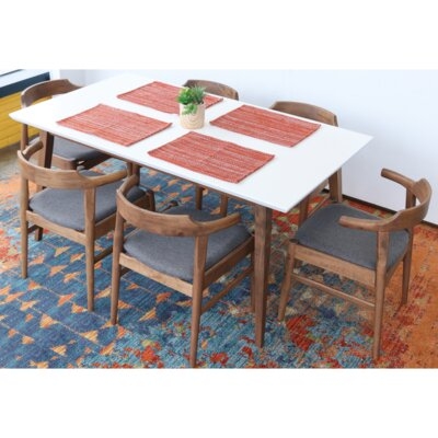 Carlyle 7 Piece Solid Wood Dining Set - Image 0