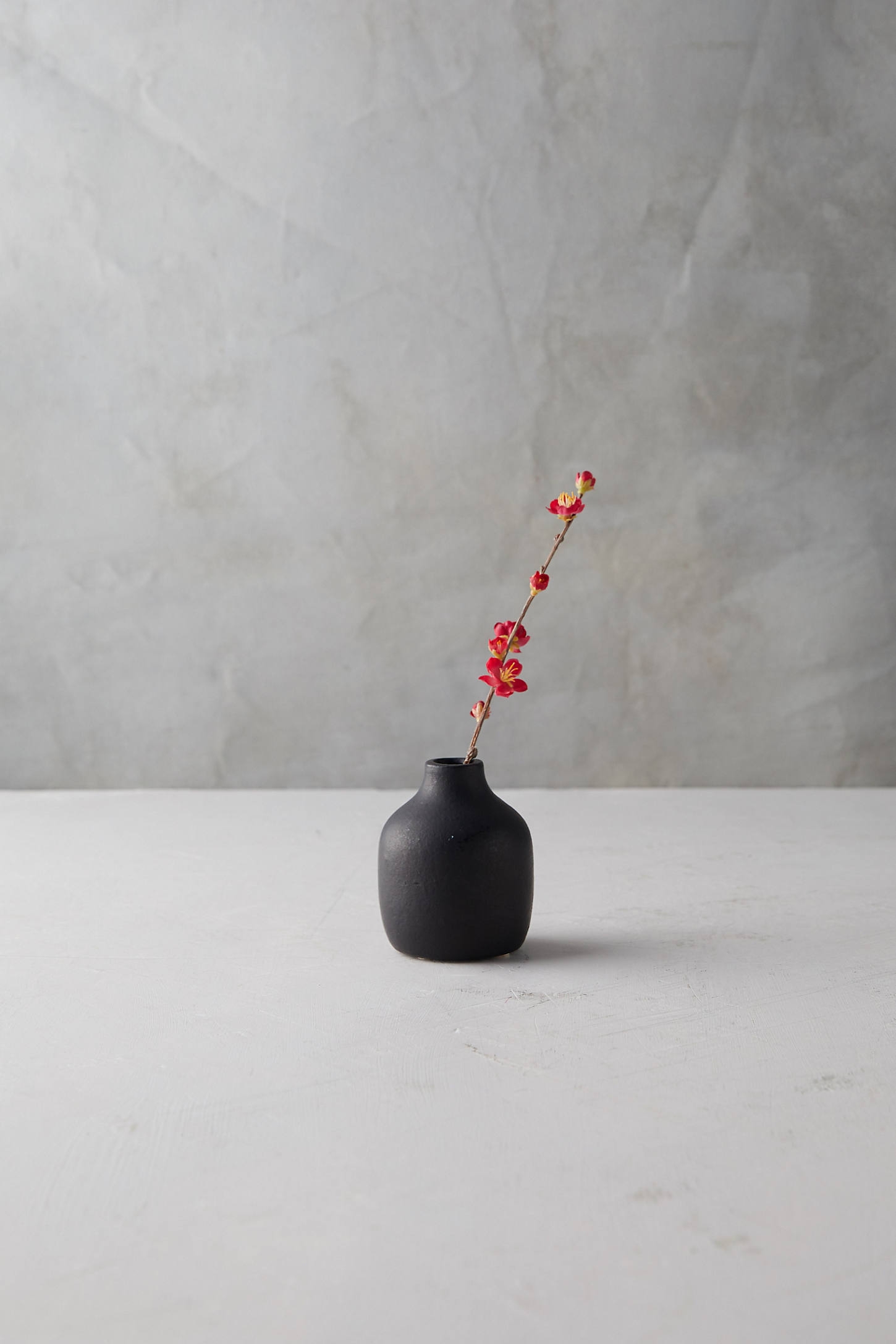 Matte Terracotta Bud Vase, Low - Image 0