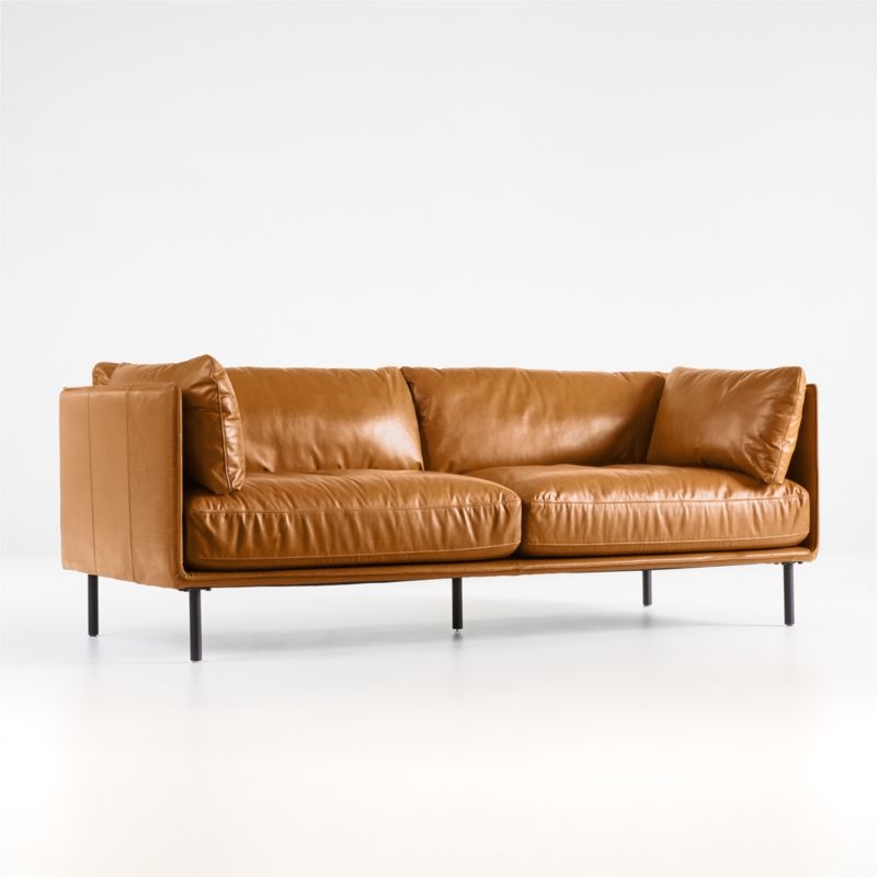Wells Leather Sofa - Image 4