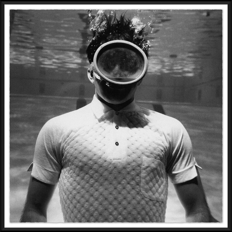 Soicher Marin GQ Magazine 'Man Underwater' Framed Photograph - Image 0