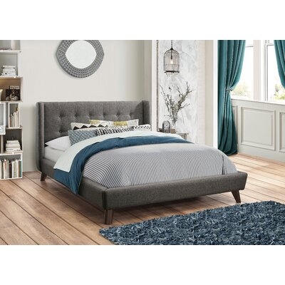 Sote Tufted Upholstered Low Profile Standard Bed - Image 0