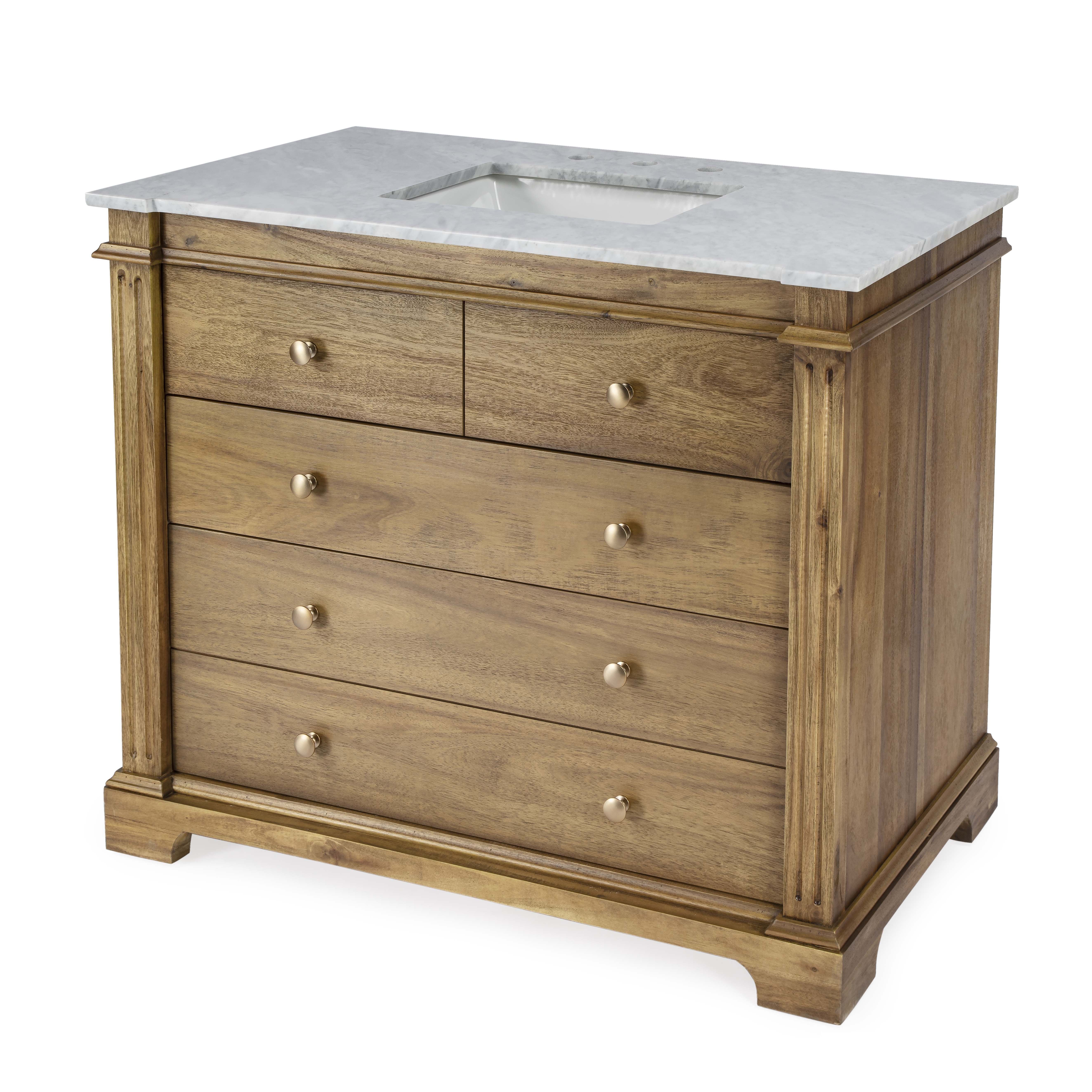 Rachelle Brown Bathroom Vanity - Image 0