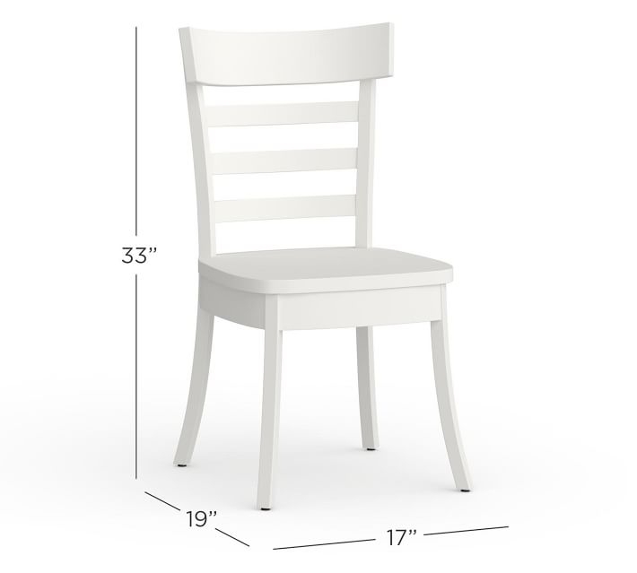 Liam Dining Side Chair, Antique White - Image 1