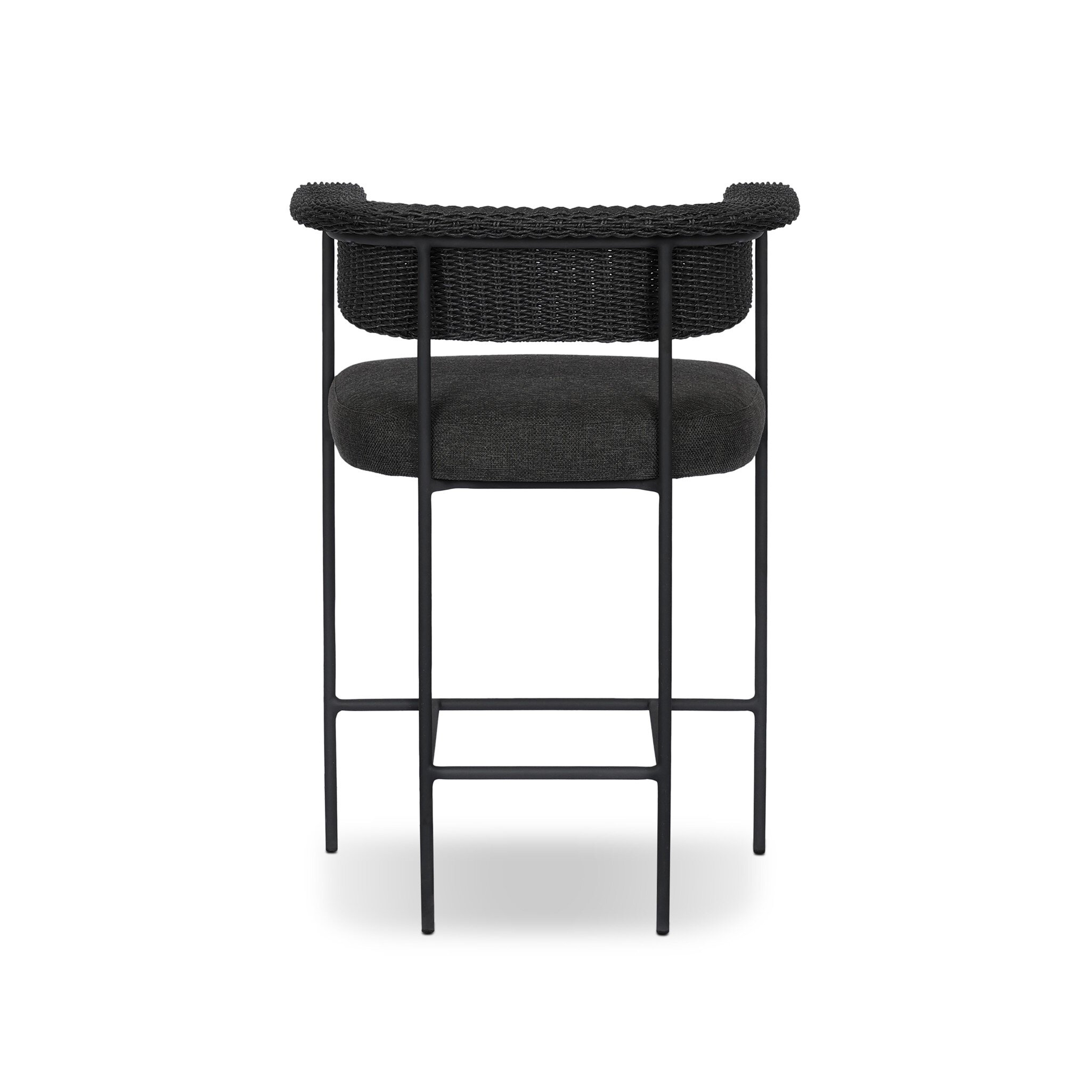 Carrie Outdoor Stool - Ellor Black - Image 4