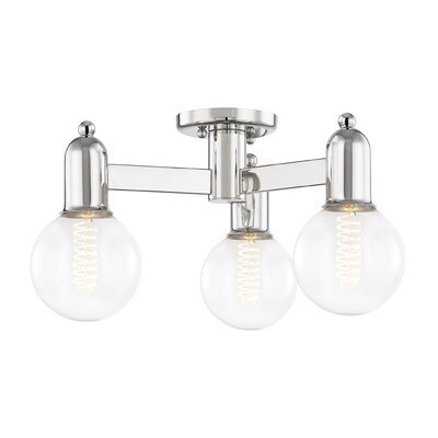 Saimi 3 - Light 18" Semi Flush Mount