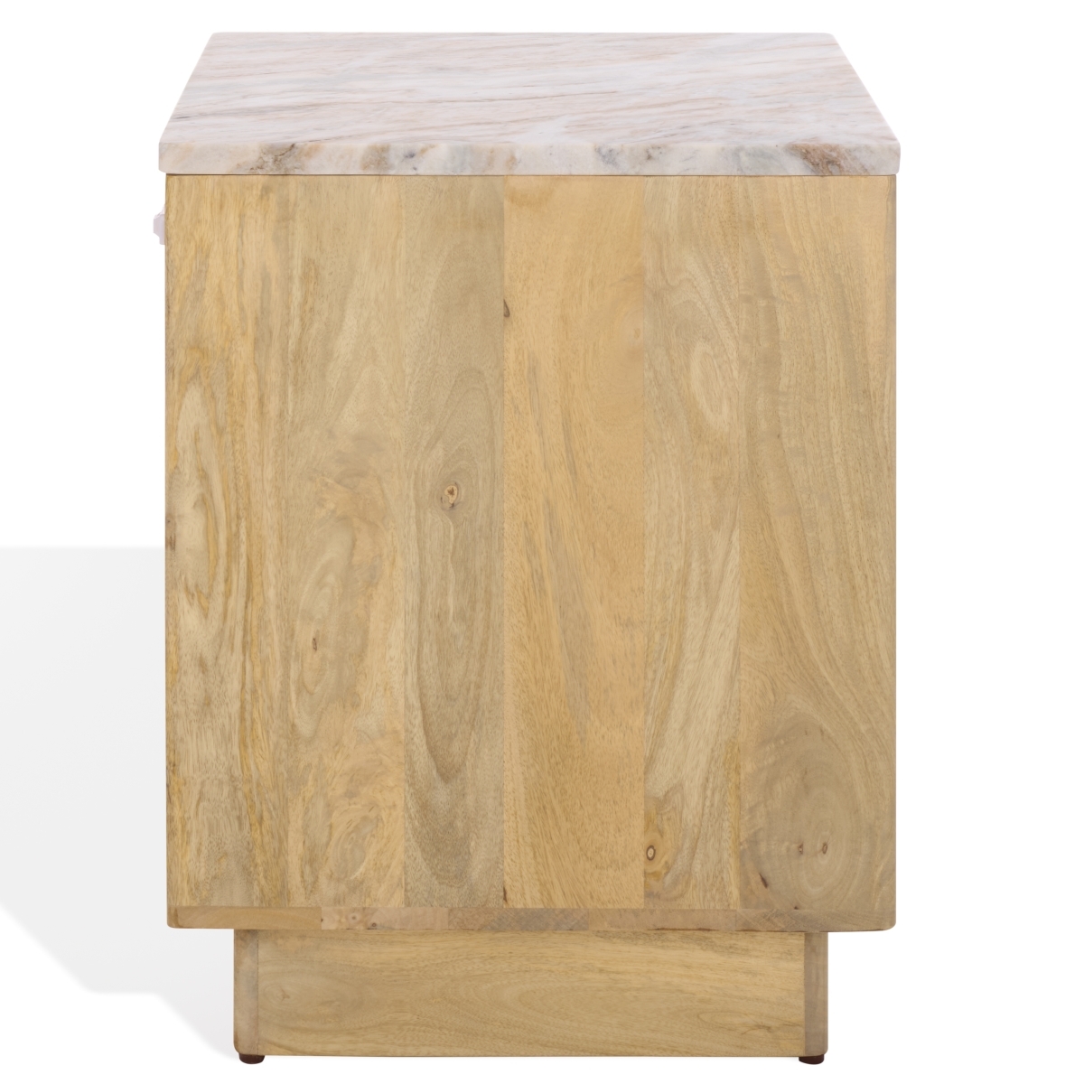 Paxter Marble Top Nightstand - Natural / White - Image 6
