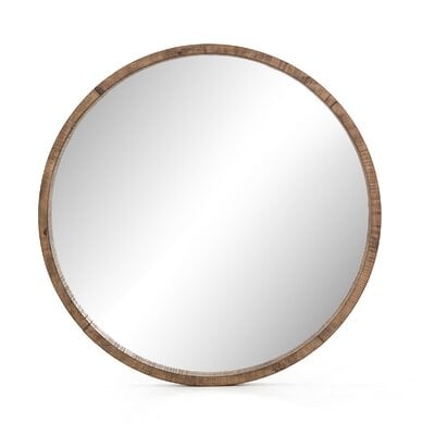 Creline Harlan Round Rustic Dresser Mirror - Image 0