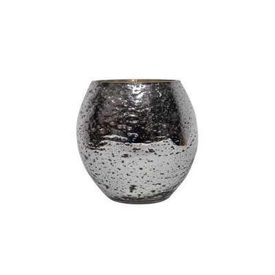 Senay Silver/Gold 24" Indoor / Outdoor Glass Floor Vase - Image 0