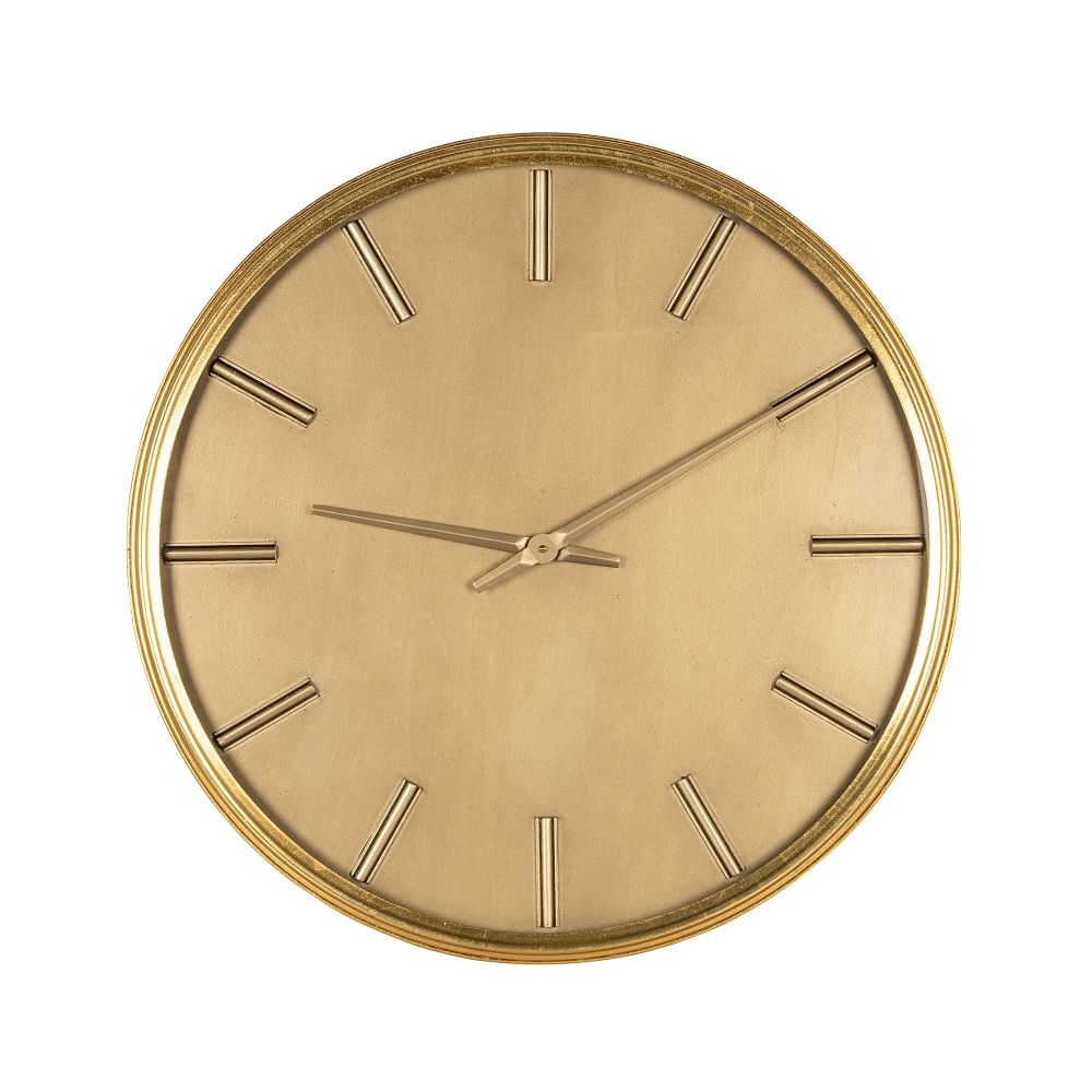 Versailles Wall Clock, Gold - Image 0