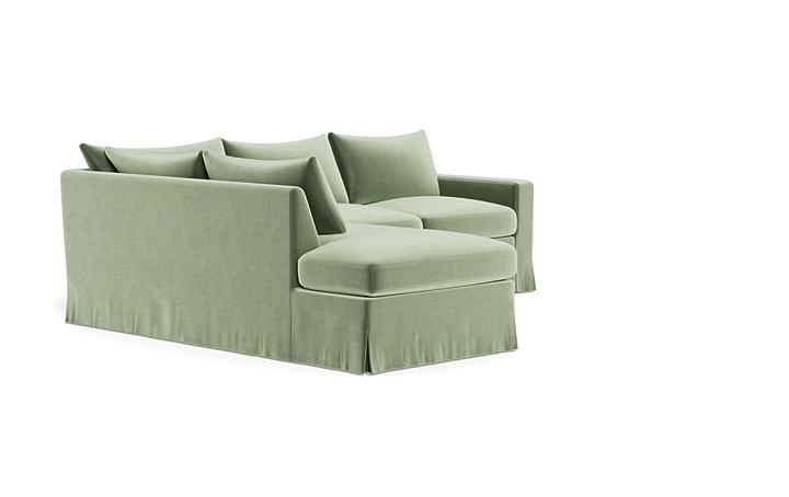 Sloan Slipcovered 3-Seat Left Bumper Sectional - Image 1
