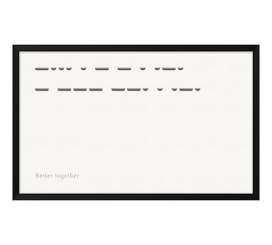 Better Together Framed Print, White, 27" x 17" - Image 0