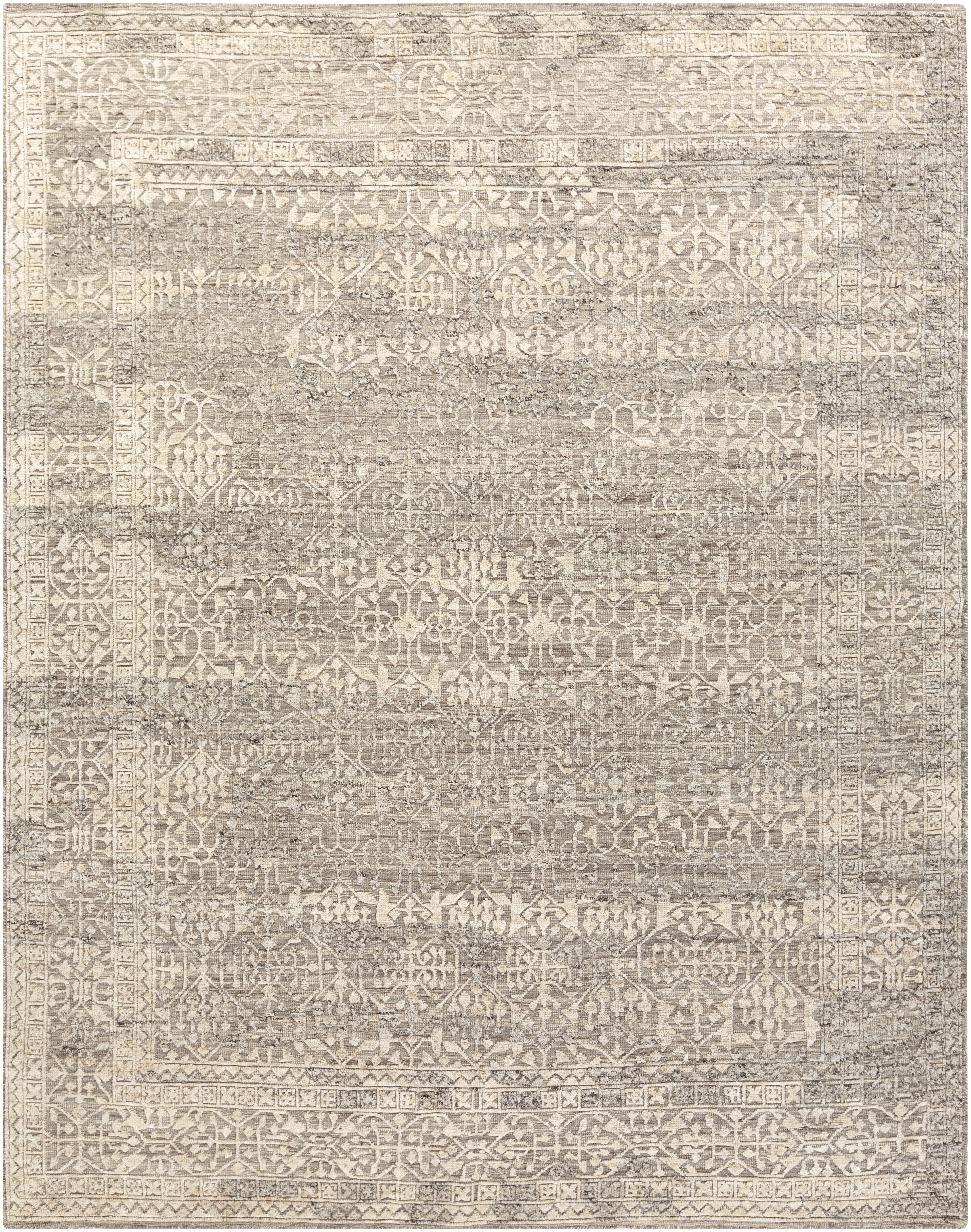 Tunus Beige Indoor 8' x 10' Handmade Rug - Image 0