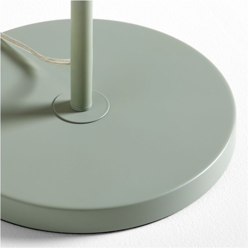 Flo Fluted Sage Green Kids Floor Lamp - Image 4