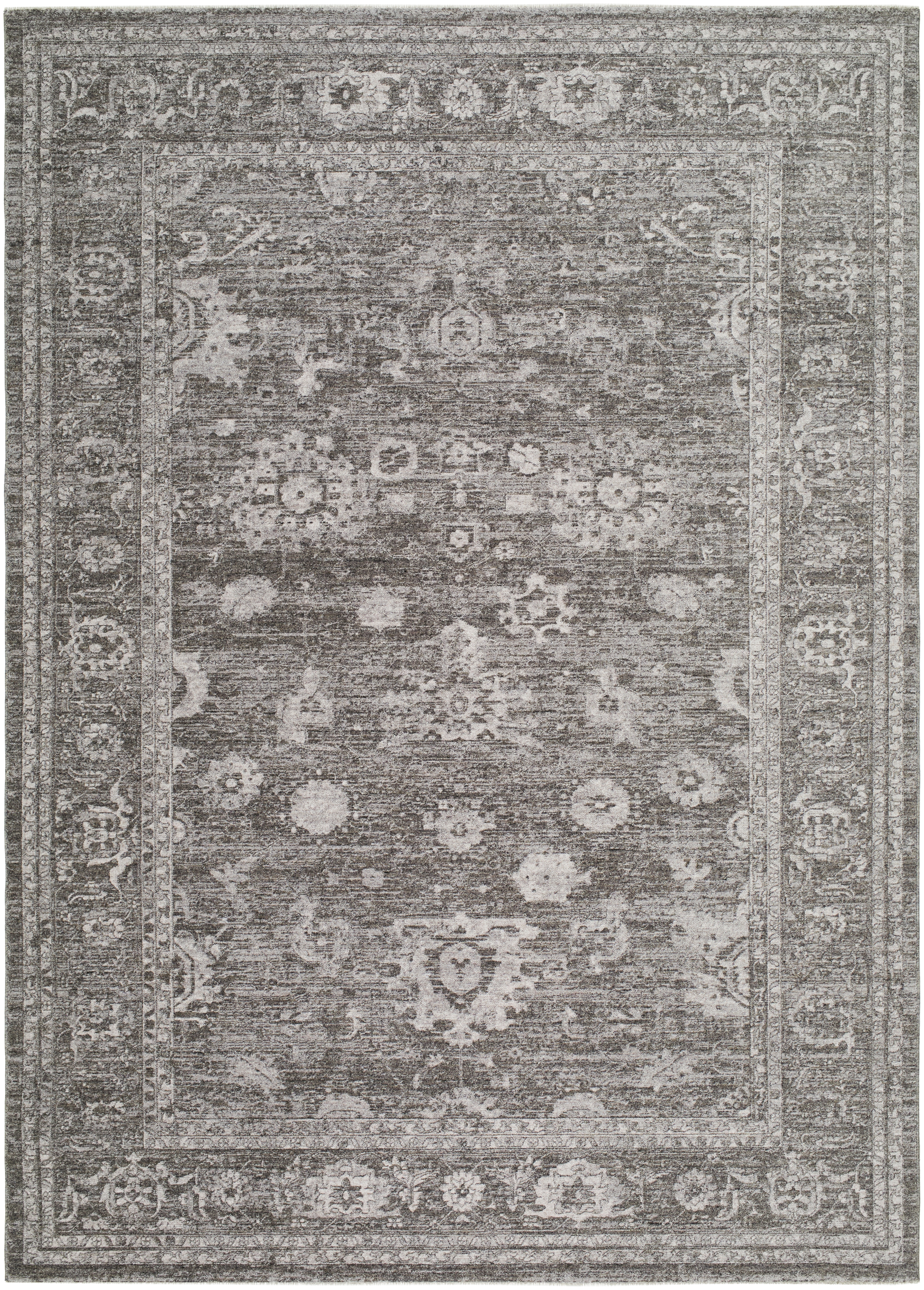 Cyrus Green Indoor 6'7" x 9' Machine Woven Rug - Image 0