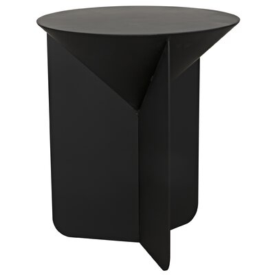Lora Side Table, Black Metal - Image 0