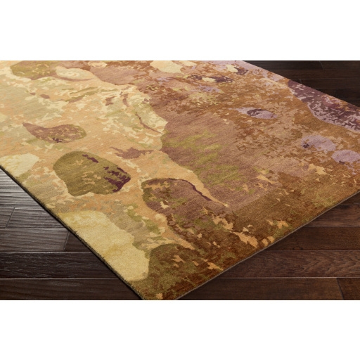 Brought to Light Brown Indoor 2' x 3' Handmade Rug - Image 1