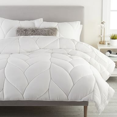 Puffy Comforter, Full/Queen, White - Image 0
