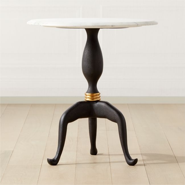 Reign Small Round Marble Dining Table - Image 0