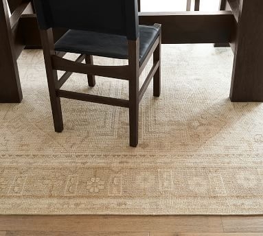 Nicolette Hand-Knotted Wool Rug, 8 x 10', Ivory Multi - Image 3
