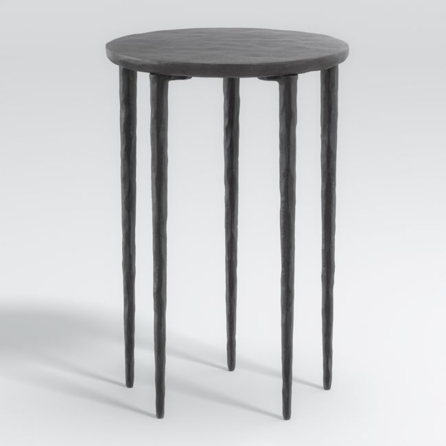 Staal Cast Aluminum Round End Table - Image 0