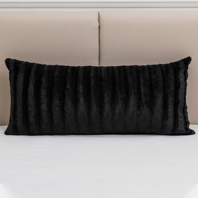 Mendez Rectangular Faux Fur Pillow Cover & Insert - Image 0