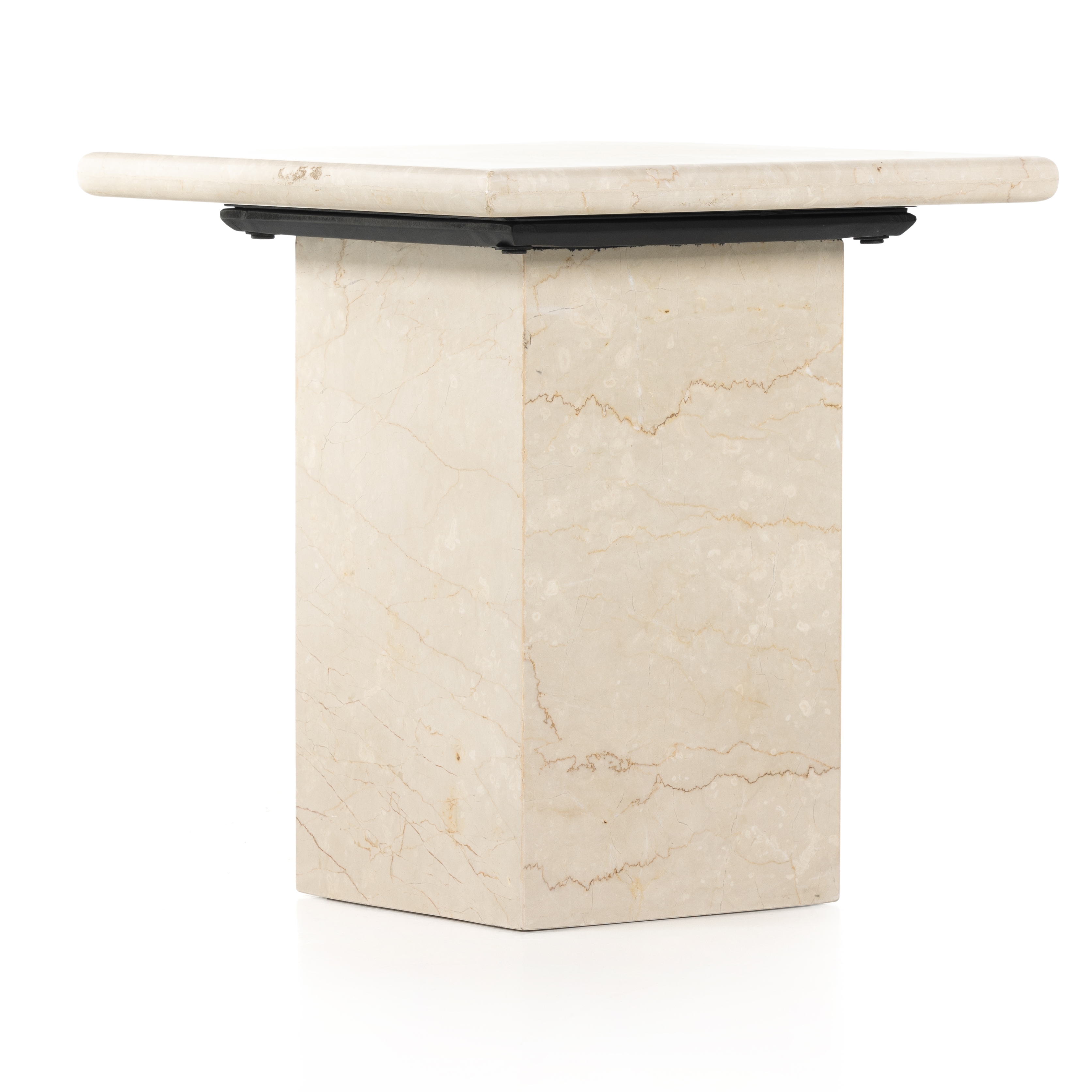 Arum End Table-Cream Marble - Image 2