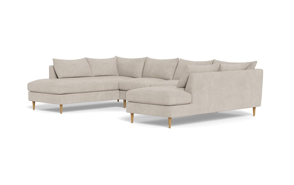 Sloan 3-Piece U-Bumper Sectional - Image 2