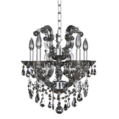 Brahms 5-Light Candle Style Classic / Traditional Chandelier - Image 0