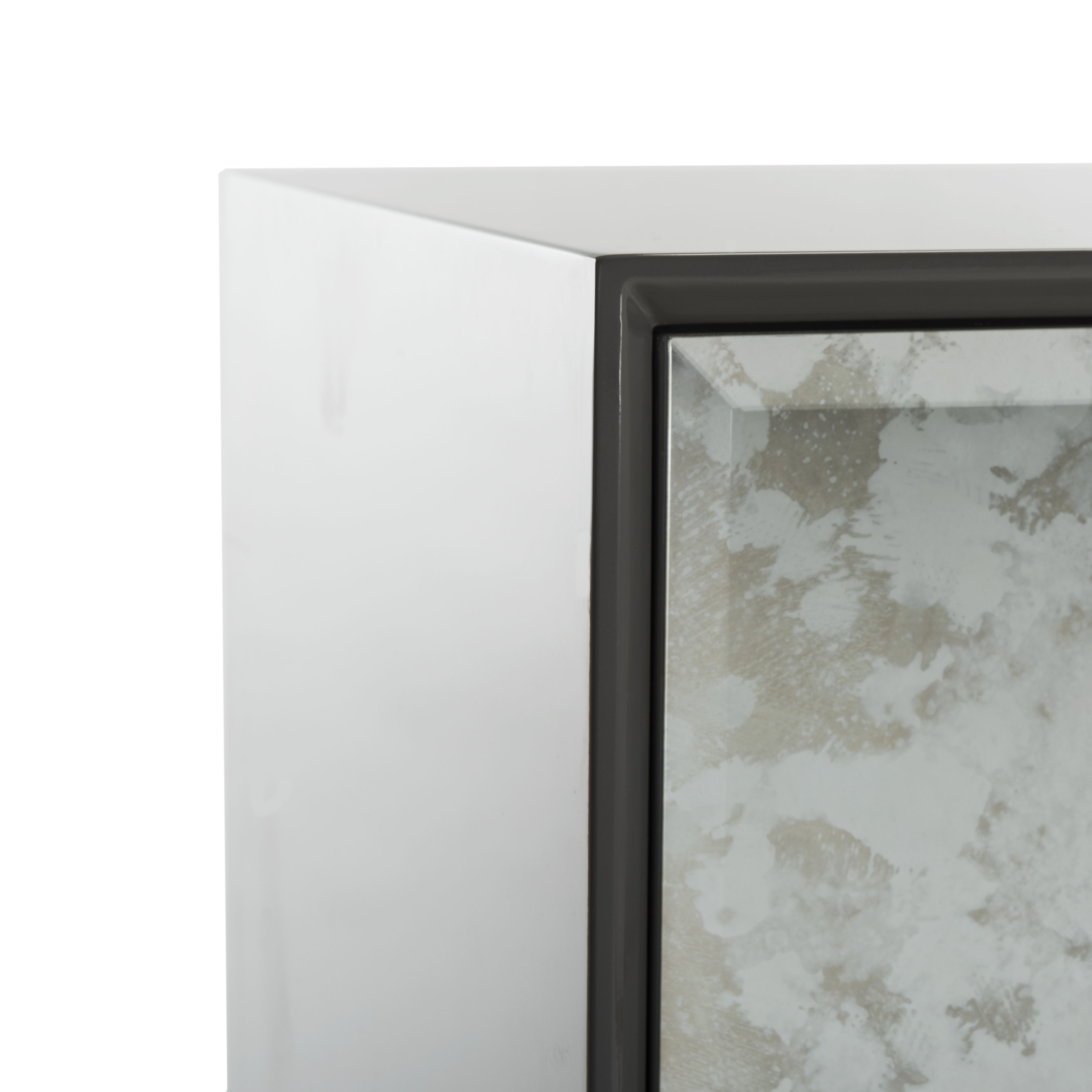 Felice 3 Door Eglomise Sideboard - Gray - Safavieh - Image 5