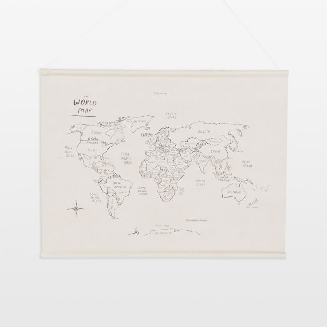 Gathre World Map Tapestry Poster - Image 0