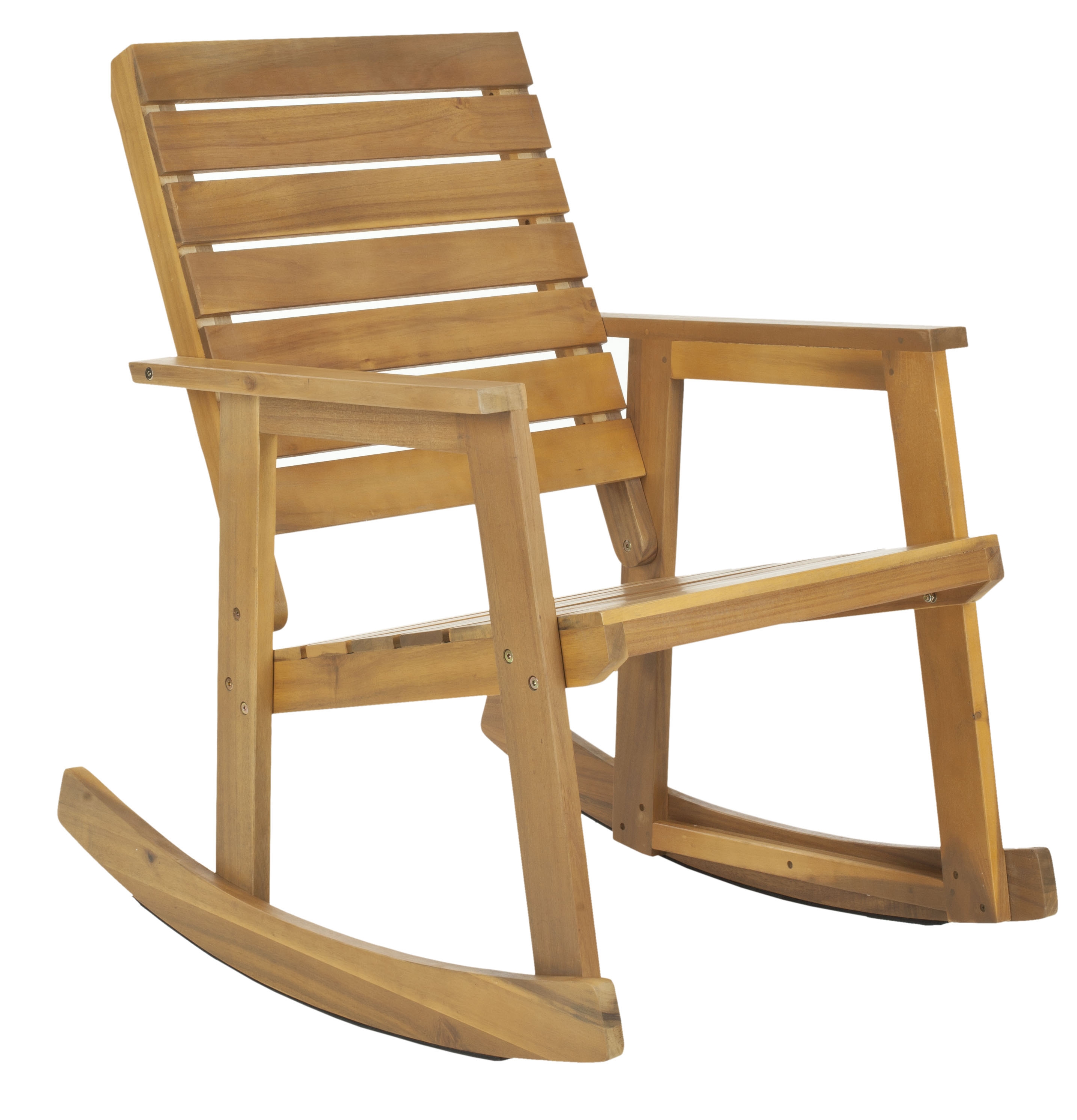 Alexei Rocking Chair - Natural Brown - Safavieh - Image 1