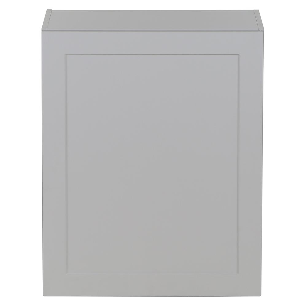 Hampton Bay Cambridge Shaker Assembled 24 in. x 30 in. x 12.5 in. Wall Cabinet in Gray - Image 0