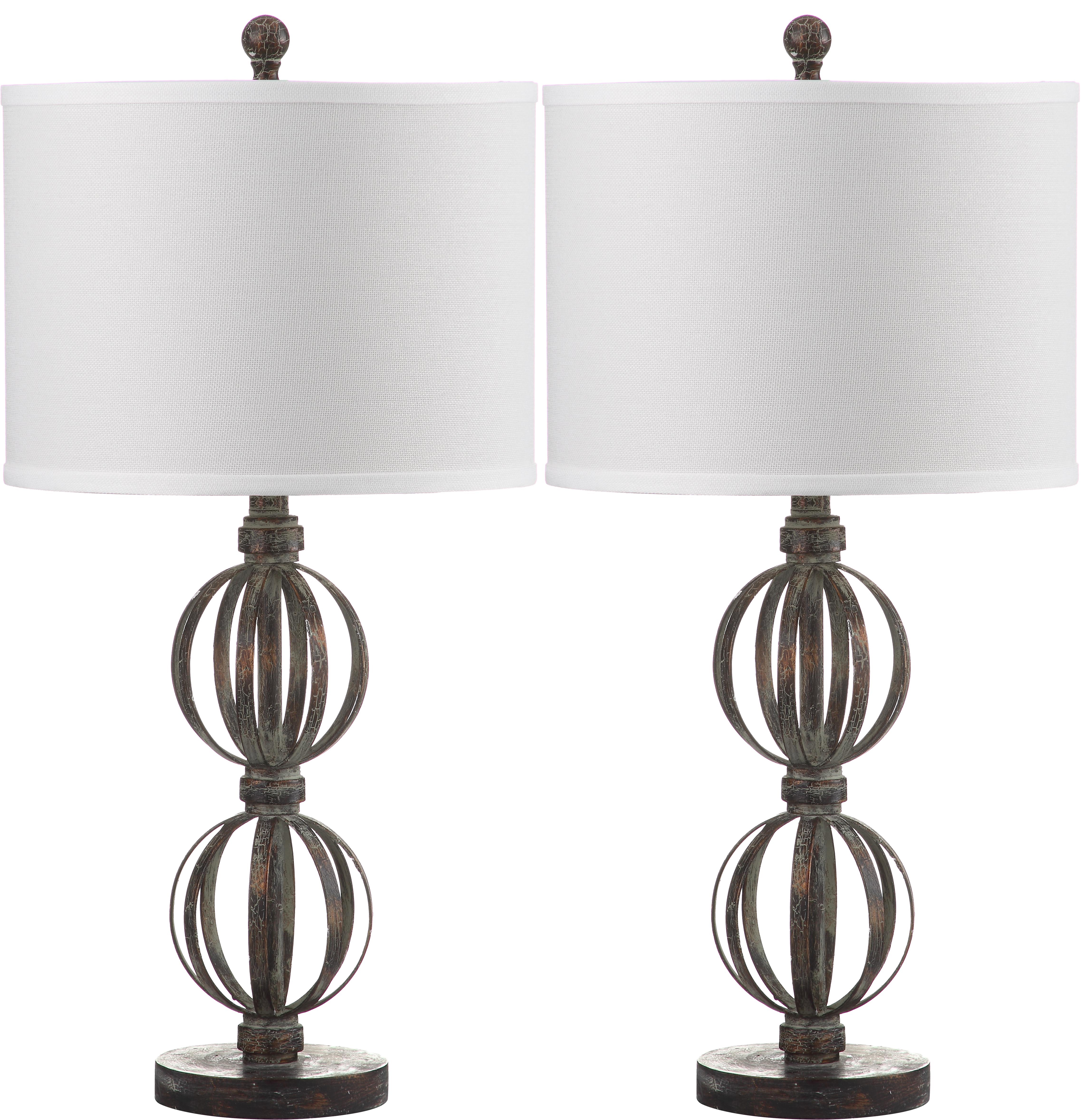Calista 27.75-Inch H Double Sphere Table Lamp - Oil-Rubbed Bronze - Arlo Home - Image 0