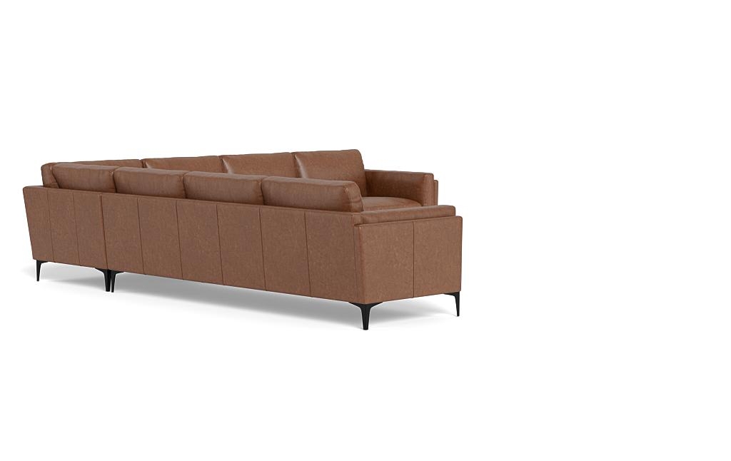 Gaby Leather 6-Seat Corner Sectional - Image 1
