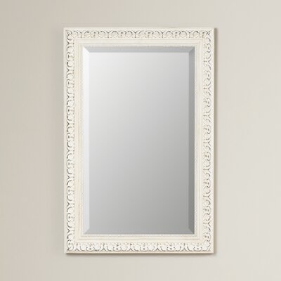 Fuhrman Distressed French Victorian Country Accent Wall Mirror - Image 0